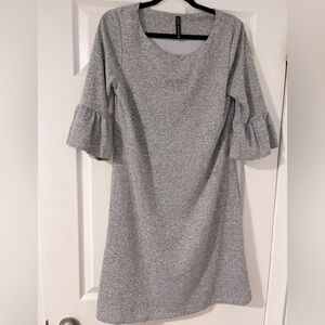 Lori M Flutter Sleeve Dress
